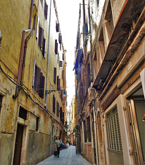 Gasse in Venedig