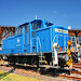 Wismar,  Diesellok V60 (PRESS 363 028-0) vor dem Lokschuppen