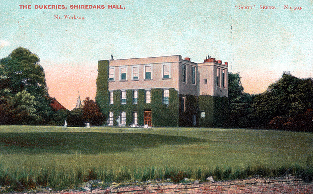 Shireoaks Hall, Nottinghamshire, (now partially ruinous)