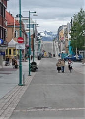 Berg und Tal in Tromsø