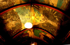 Ceiling Detail Library, Unitarian Church, Ullet Road, Sefton Park, Liverpool