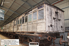 IWR carriage bodies for restoration Havenstreet 19 7 2018 b
