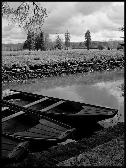 Grey boats