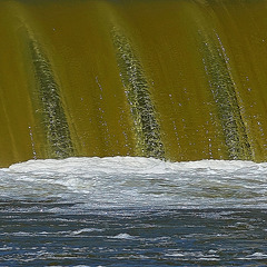 Aquarell der Blauen Donau