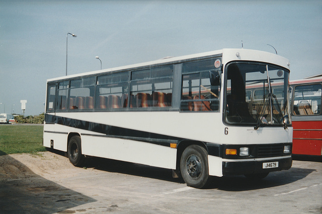 Pioneer Coaches 6 (J 14679) at St. Helier - 4 Sep 1999