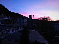 01.08.2019 - Sonnenaufgang in Gräfenthal - Blick Richtung Oberfranken-Bayern - Kopie