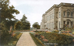 Alfreton Hall, Derbyshire from an Edwardian postcard