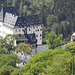 Vom Saaleturm aus hat man diesen schönen Blick auf  Schloß Burgk