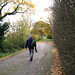 Track southward passing Spring Farm Fishing Pools