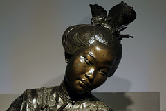 " Femme chinoise " . Bronze de Charles Cordier