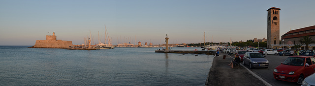 The Island of Rhodes, Entrance to Mandraki Port