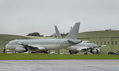 Former Qatar Airways A320s at Cotswold Airport - 27 October 2020