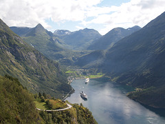 Geiranger Fjord and Dalsnibba