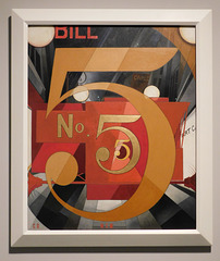 I Saw the Figure 5 in Gold by Charles Demuth in the Metropolitan Museum of Art, January 2019