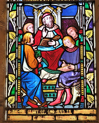 ramsbury church, wilts (10) c19 glass