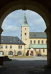 Einfahrt zum Klosterhof Huysburg