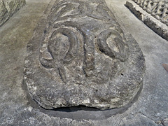 ramsbury church, wilts (5) c9 coped tomb slab