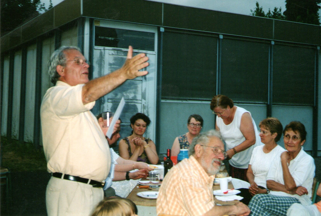 Repas de fin d'année à Chaumes en Brie - Juin 2004