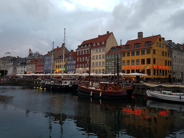 Kopenhagen an einem Sommerabend