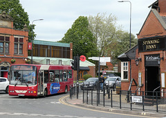 Warrington’s Own Buses 73 (DK07 OZN) in Leigh - 24 May 2019 (P1020003)