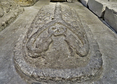 ramsbury church, wilts (4) c9 coped tomb slab