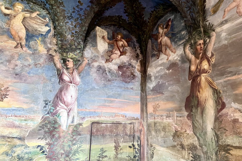 Italy 2023 – Villa Imperiale – Wall paintings