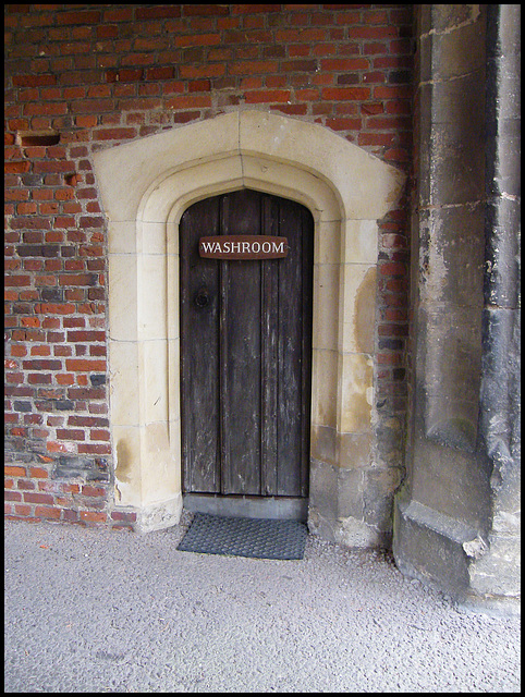 Buckden Palace washroom