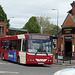 Warrington’s Own Buses 73 (DK07 OZN) in Leigh - 24 May 2019 (P1020005)