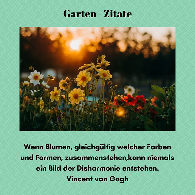 Garten-Zitate - Vincent van Gogh