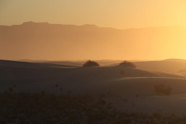 White Sands Sunset White Sands Sunset