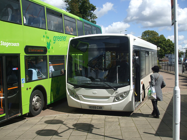 DSCF9294 The Big Green Bus Company KX59 CXR in Newmarket - 18 Aug 2017 DSCF9294 The Big Green Bus Company KX59 CXR in Newmarket - 18 Aug 2017