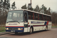 Millers D519 WNV at the Barton Mills Picnic Site (A1065) – 23 Jan 1993 (184-19)