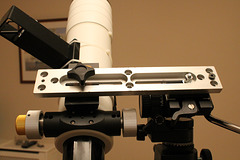 Closeup of tripod modification