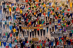 "La foule" (Vicki Sasportas) (détail)