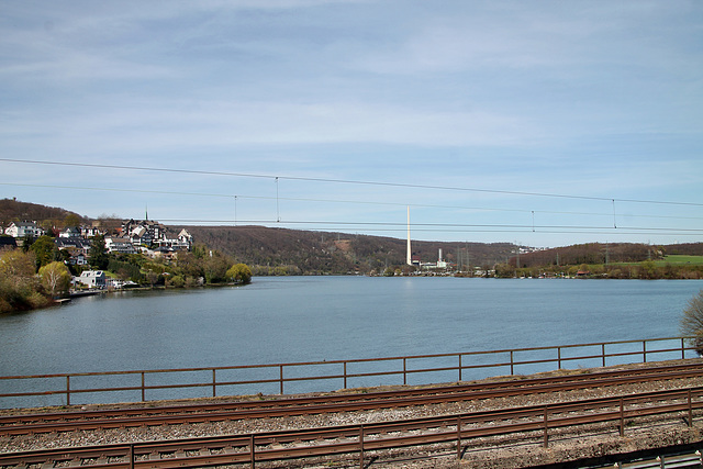 Harkortsee von der Oberbergbrücke aus (Wetter) / 11.04.2022