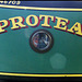 Protea narrowboat sign