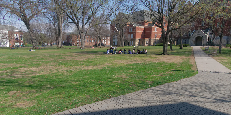 Students on the Lawn