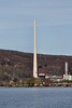 Blick auf den Schornstein des ehem. Cuno-Kraftwerks (Wetter) / 11.04.2022