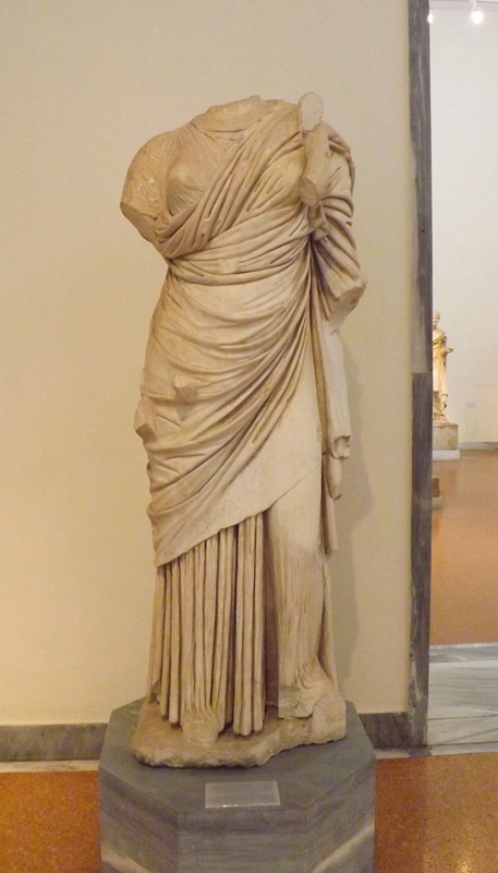 Statue of Hygieia from Zappeion in the National Archaeological Museum of Athens, May 2014