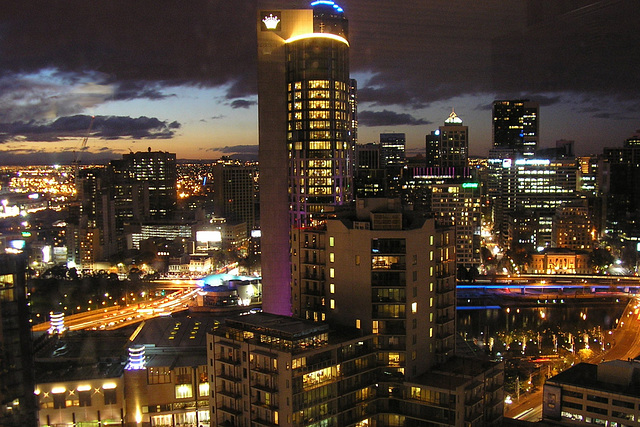 Melbourne At Night