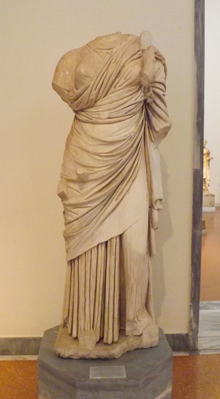 Statue of Hygieia from Zappeion in the National Archaeological Museum of Athens, May 2014