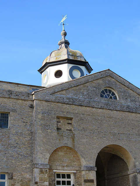 rousham park, oxon ; c18 stable block by kent c.1740