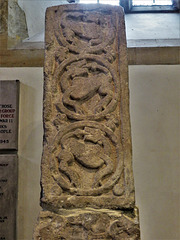 ramsbury church, wilts (24) c9 lions on cross