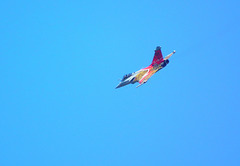 Avion "Rafale" dans le ciel de Bergerac (été 2014)