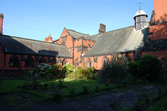 Courtyard,Unitarian Church,Ullet Road, Sefton Park, Liverpool