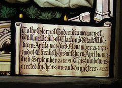 Detail of East Window, Osmotherley Church, North Yorkshire