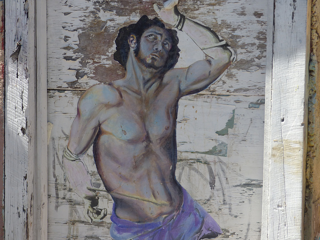 Pintura mural anónima de Valparaíso