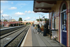 station platform at Charlbury