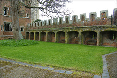 Buckden Palace cloisters