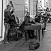 The street musicians in Rome